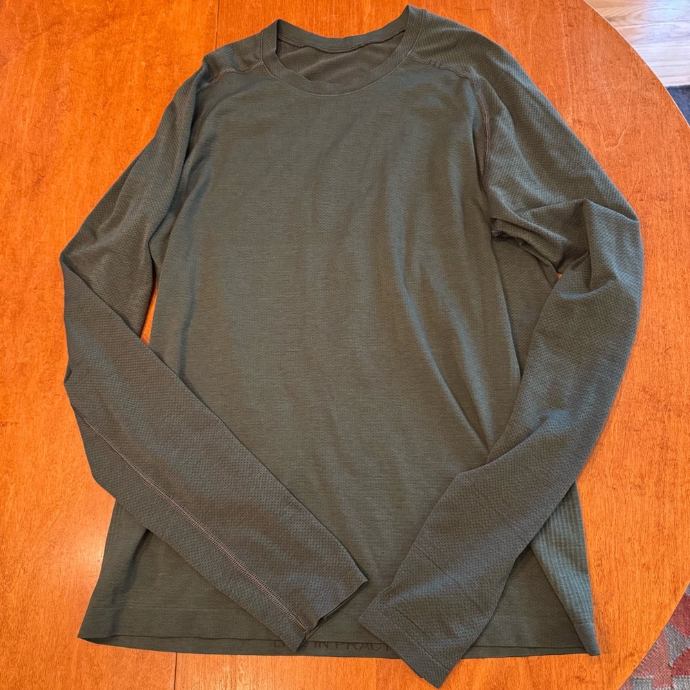 Lululemon | Metal Vent Tech Long Sleeve Men's Green Shirt